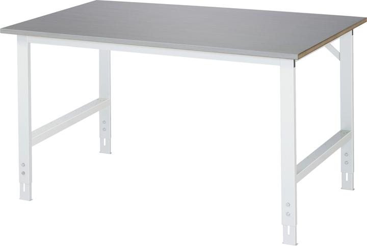 RAU Etabli Table de base Tom 1500 x 1000 x 760 à 1080 mm