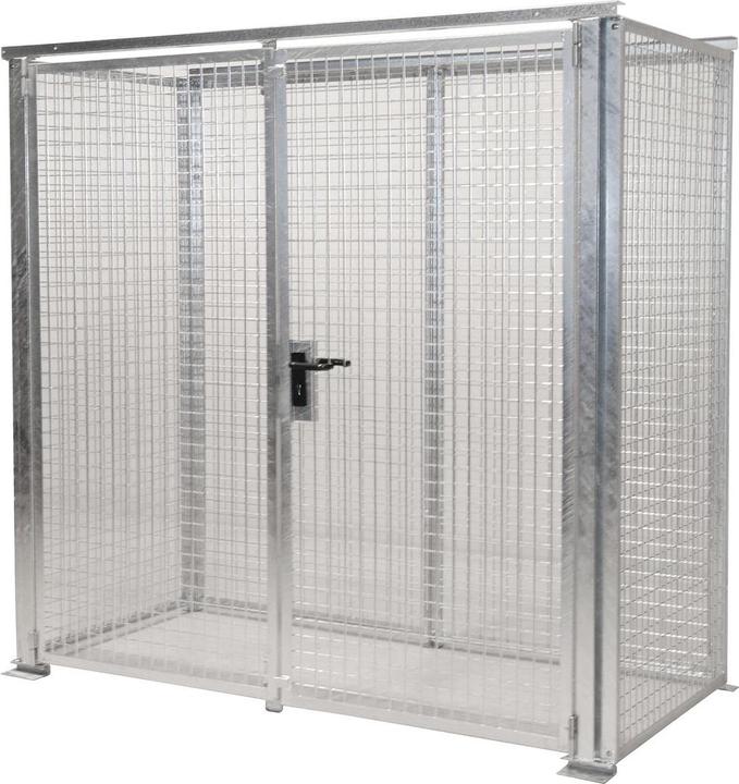 Produktbild eurokraft pro Gasflaschen-Gittercontainer