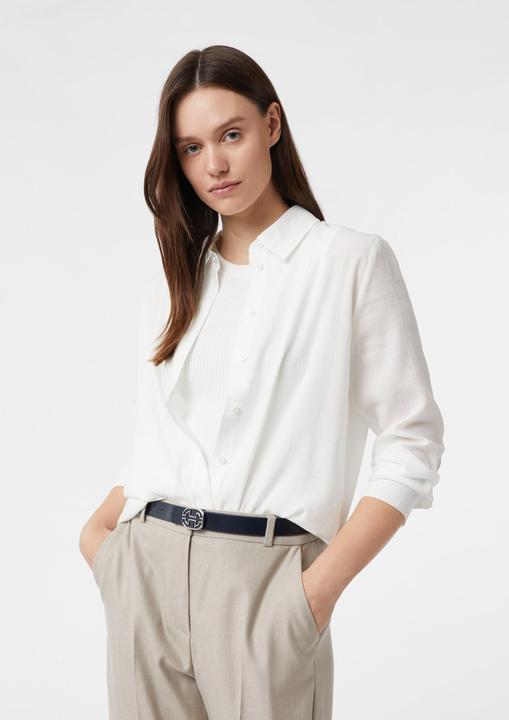 Immagine prodotto Comma Bluse Semitransparente Hemdbluse in Crêpe-Optik (36)