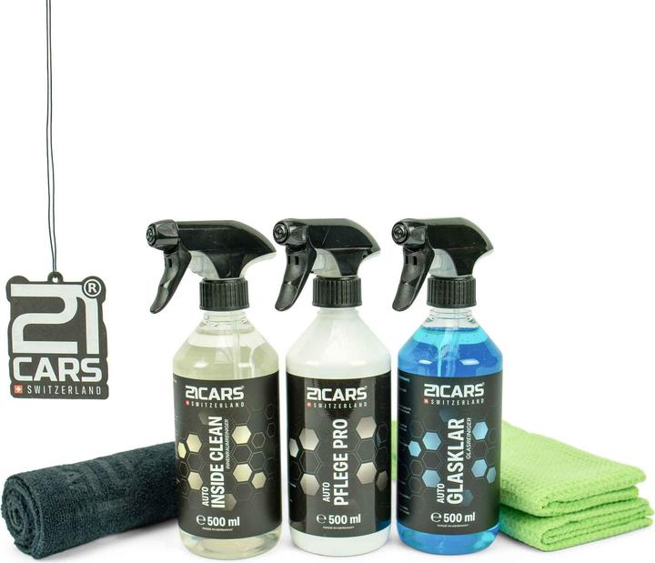 21cars Interior Innenraum Autopflege Set | 6-teilig