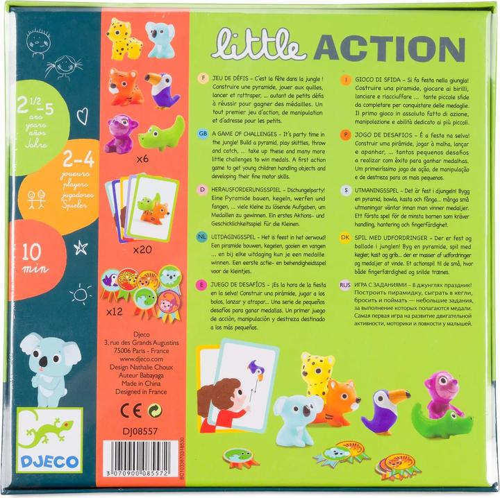 Actual product image Djeco Little Action (German, French, Italian, English)