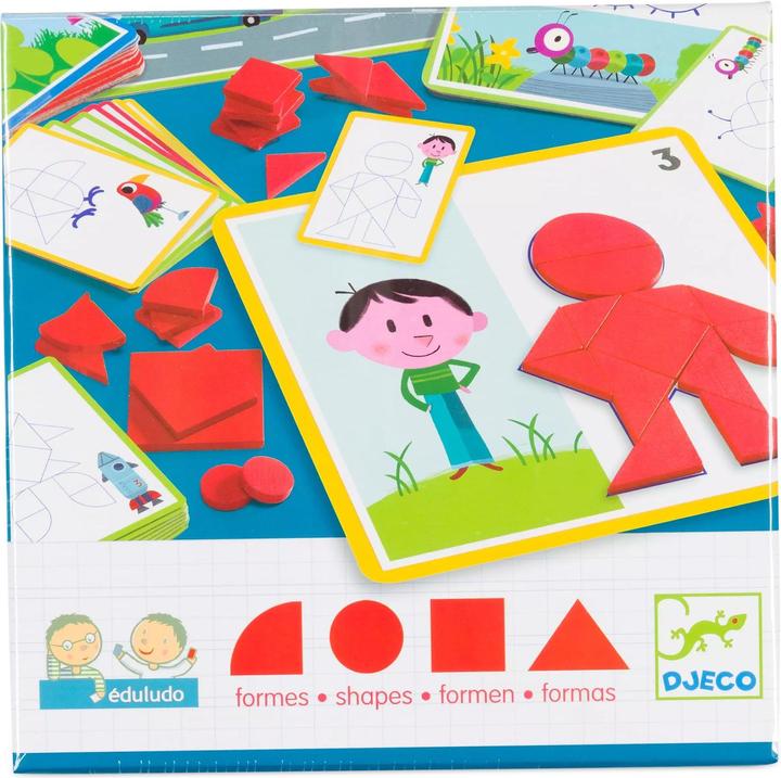 Produktbild Djeco Eduludo Formen (mult) (Deutsch, Englisch, Französisch, Italienisch, 4 - 6 Jahre)