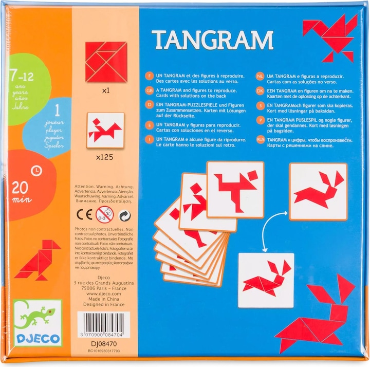 Produktbild Djeco Tangram (125 Teile)