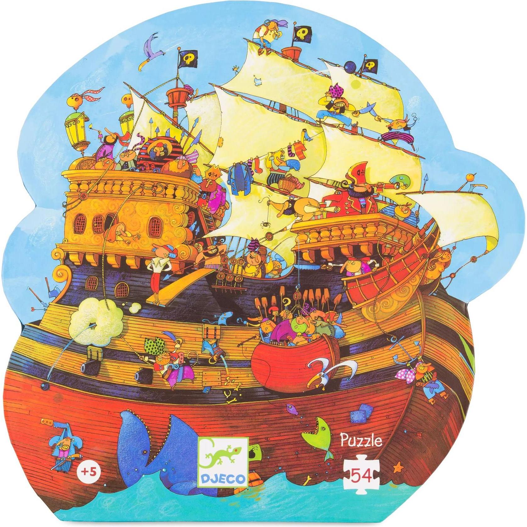 Djeco Puzzle Das Schiff ds Barbarossa (54 Teile)