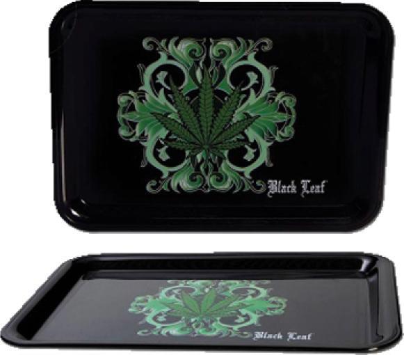 Produktbild Black Leaf Rolling Tray S Leaf 175 x 125mm