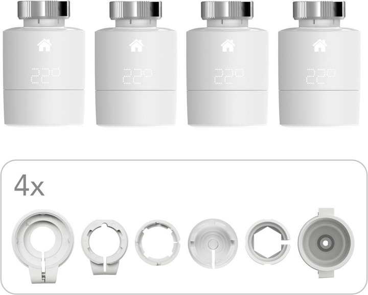Produktbild tado° Smartes Heizkörper Thermostat – Quattro Pack