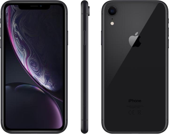 Actual product image Apple iPhone XR (128 GB, Black, 6.10", SIM + eSIM, 4G)
