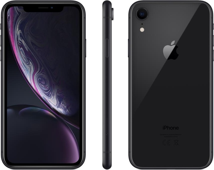 Produktbild Apple iPhone XR (256 GB, Black, 6.10", SIM + eSIM, 12 Mpx, 4G)