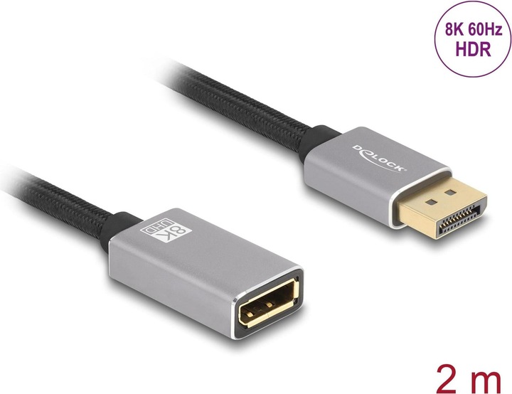 Produktbild Delock DisplayPort — DisplayPort (2 m, DisplayPort)