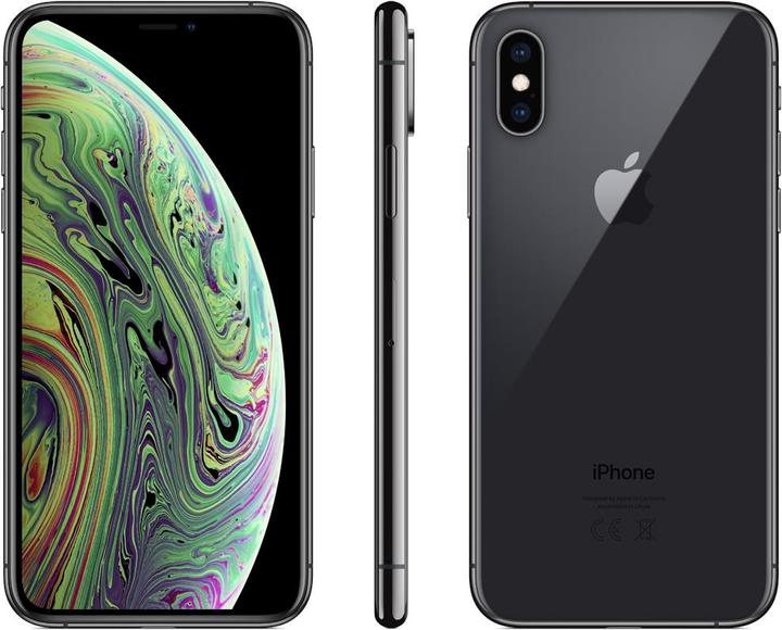 Apple iPhone XS (64 GB, Space Grey, 5.80", SIM + eSIM, 12 Mpx, 4G)