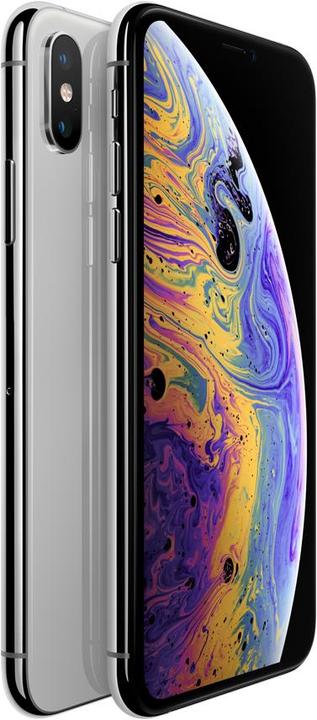 Actual product image Apple iPhone XS (64 GB, Silver, 5.80", SIM + eSIM, 12 Mpx, 4G)