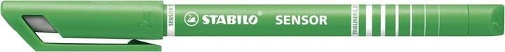 Produktbild STABILO Fineliner Sensor, Strichbreite 0,3 oder 0,7 mm, 4 Farben zur Auswahl, 10 Stück (Grün, 10 x)