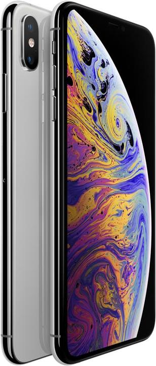 Produktbild Apple iPhone XS Max (64 GB, Silver, 6.50", SIM + eSIM, 4G)