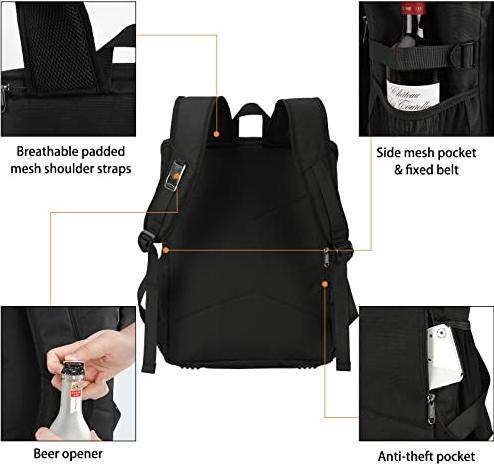 Actual product image Only-Bags.Store Waterproof Insulated Cooler Bag Large Picnic Backpacks Lightweight Lunch Bag Backpacks Cooler Bag (30 l)
