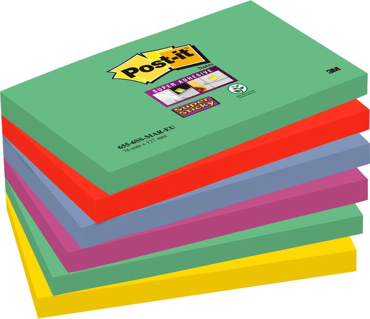 Image du produit Post-it Super Sticky (127 x 76 mm)