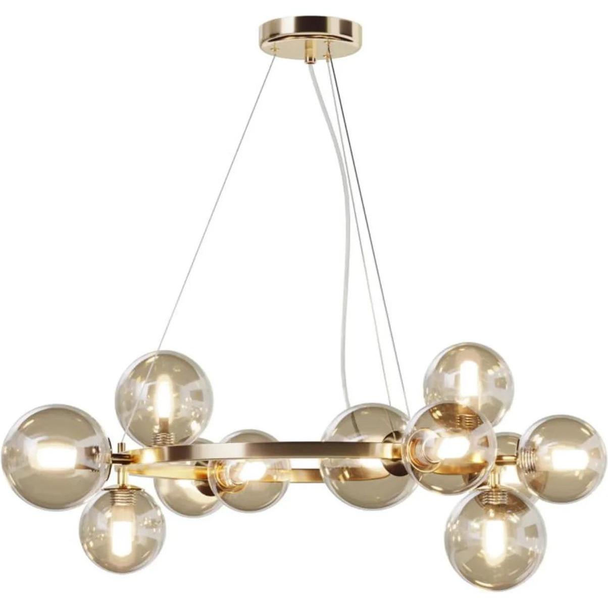 Maytoni, Pendelleuchte, Dallas Pendelleuchte, Hängeleuchte 11x G9 Gold-Farbe (G9)
