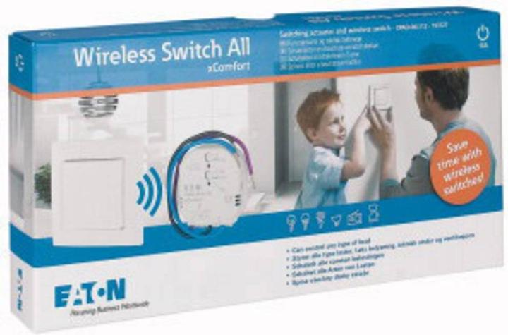 Actual product image Eaton Wireless Switch All, Package, Preprogrammed