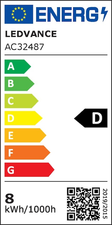 Energie-Label Osram Led Base Classic A (E27, 7.50 W, 1055 lm, 3 x, D)