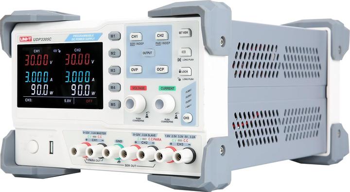 Image du produit Uni-T Alimentation de laboratoire UDP3305C, 3 canaux, RS232, 0...30 V, 0...5 A, 315 W