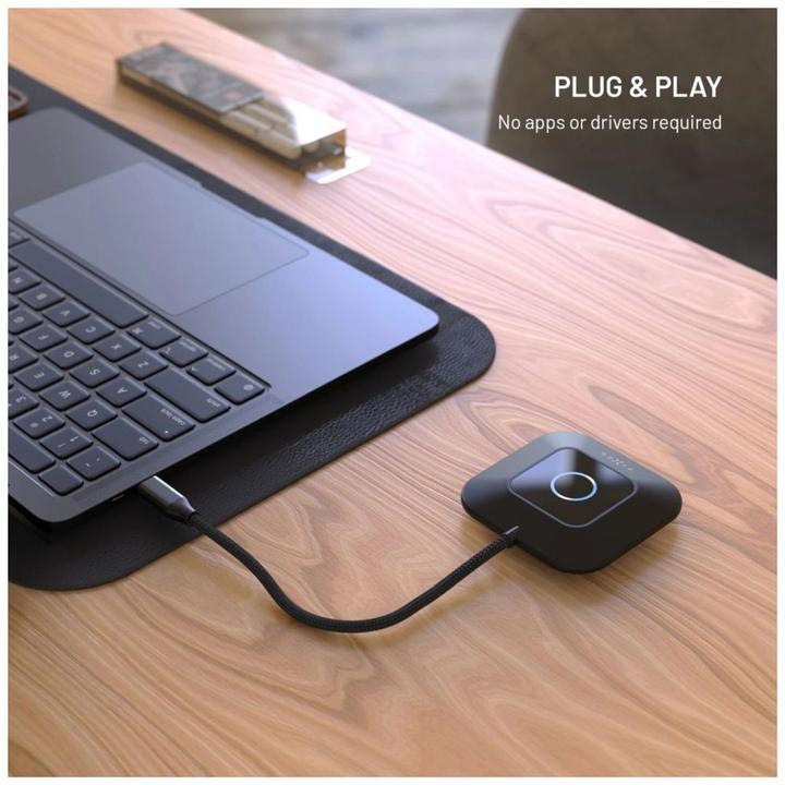 Actual product image Fixed - Wireless HDMI Extender AirLink (FIXA-AL-BK) - Plug&Play, 1080p Full HD, USB-C PD100W - Black (HDMI, 7.30 cm)