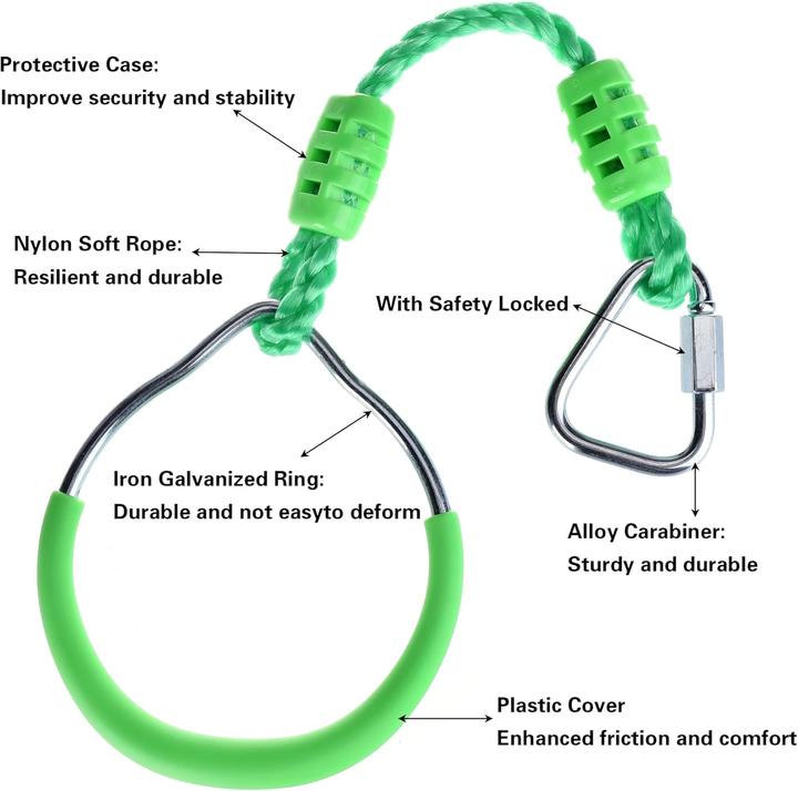 Actual product image Morwealth Turnringe-Set für Kinder (4 Stück)