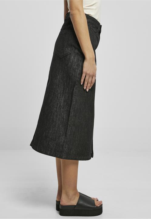 Actual product image Urban Classics Ladies Midi Denim Skirt - 70523 (28)