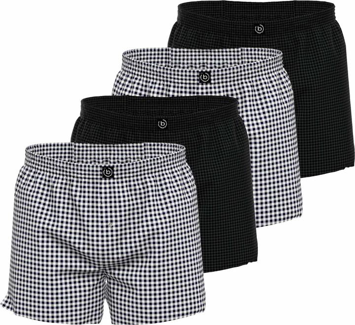 Produktbild Bugatti Web-Boxershorts Casual Bequem sitzend Helsinki (XXL, 4er Pack)