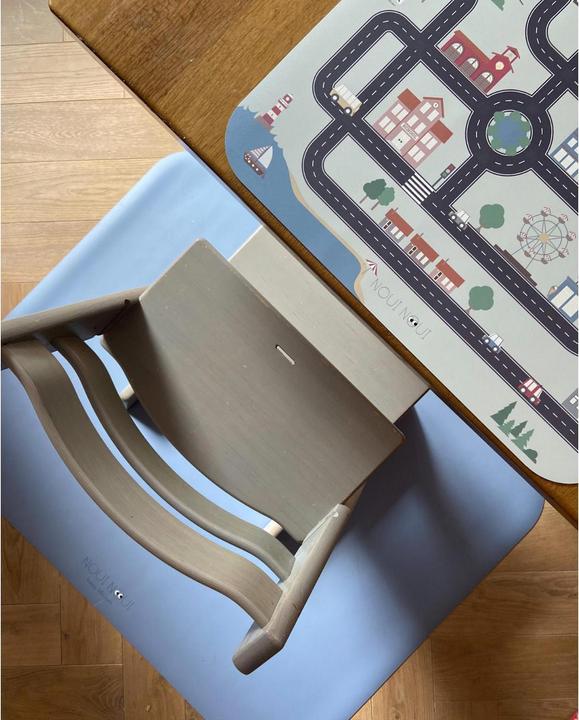 Actual product image Noui Noui Floor protection mat Dusty blue 120 x 95 cm