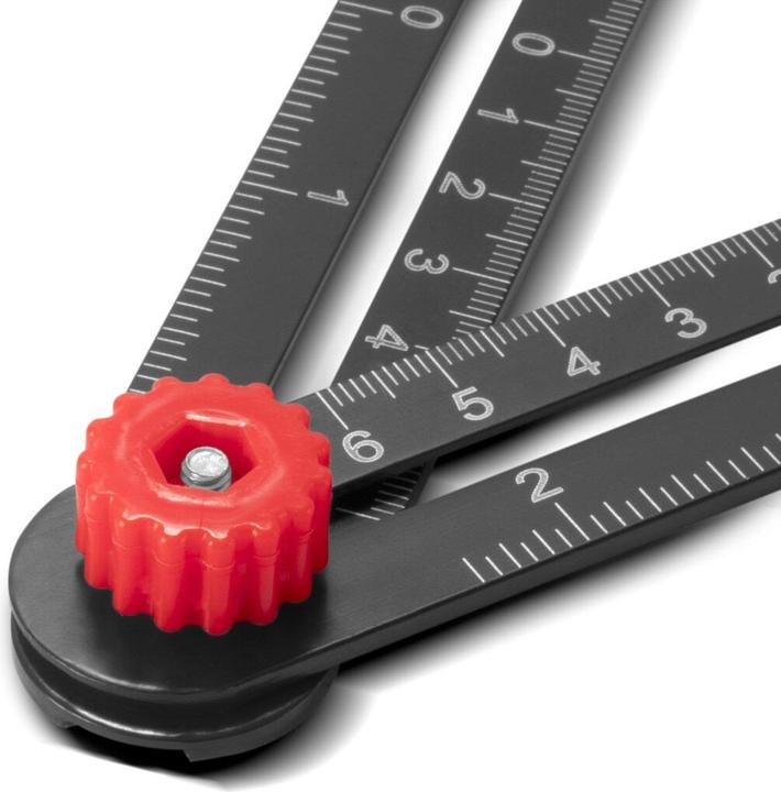 Immagine prodotto Stahlwerk Righello multiangolo 6-in-1 in alluminio