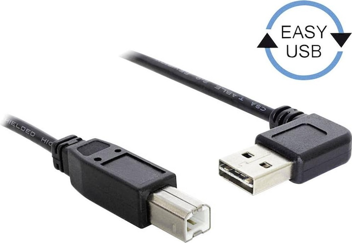 Actual product image Delock USB A - USB B (2 m, USB 2.0)