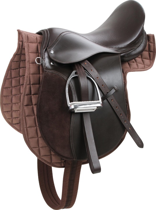 Actual product image Kerbl Hafl.Sattelset braun