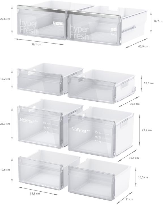 Actual product image Siemens KF96NAXEA (605 l)