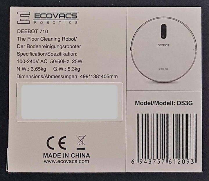 Produktbild Ecovacs Deebot 710 (Saugroboter)