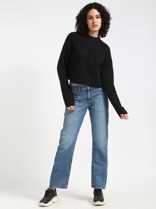 Produktbild Calvin Klein Jeans Logo Intarsia Regular Sweater Pullover (XL)