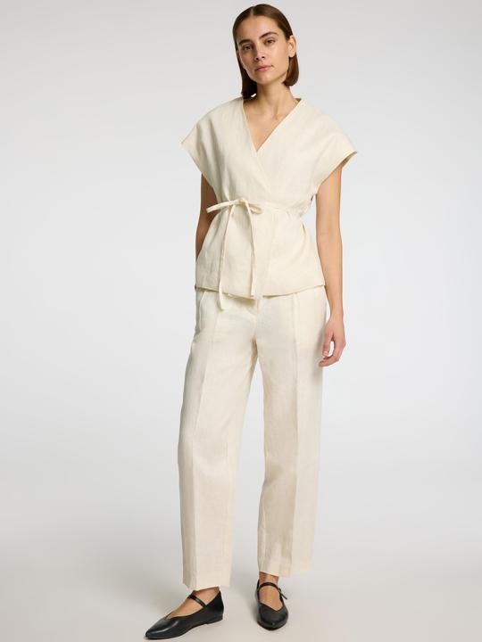 Actual product image Selected Femme 100% Leinen Barrel Fit Hosen (40)