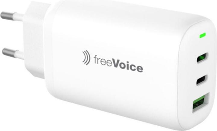 FreeVoice Quick charger 65W (USB-A/2xUSB-C) (65 W)