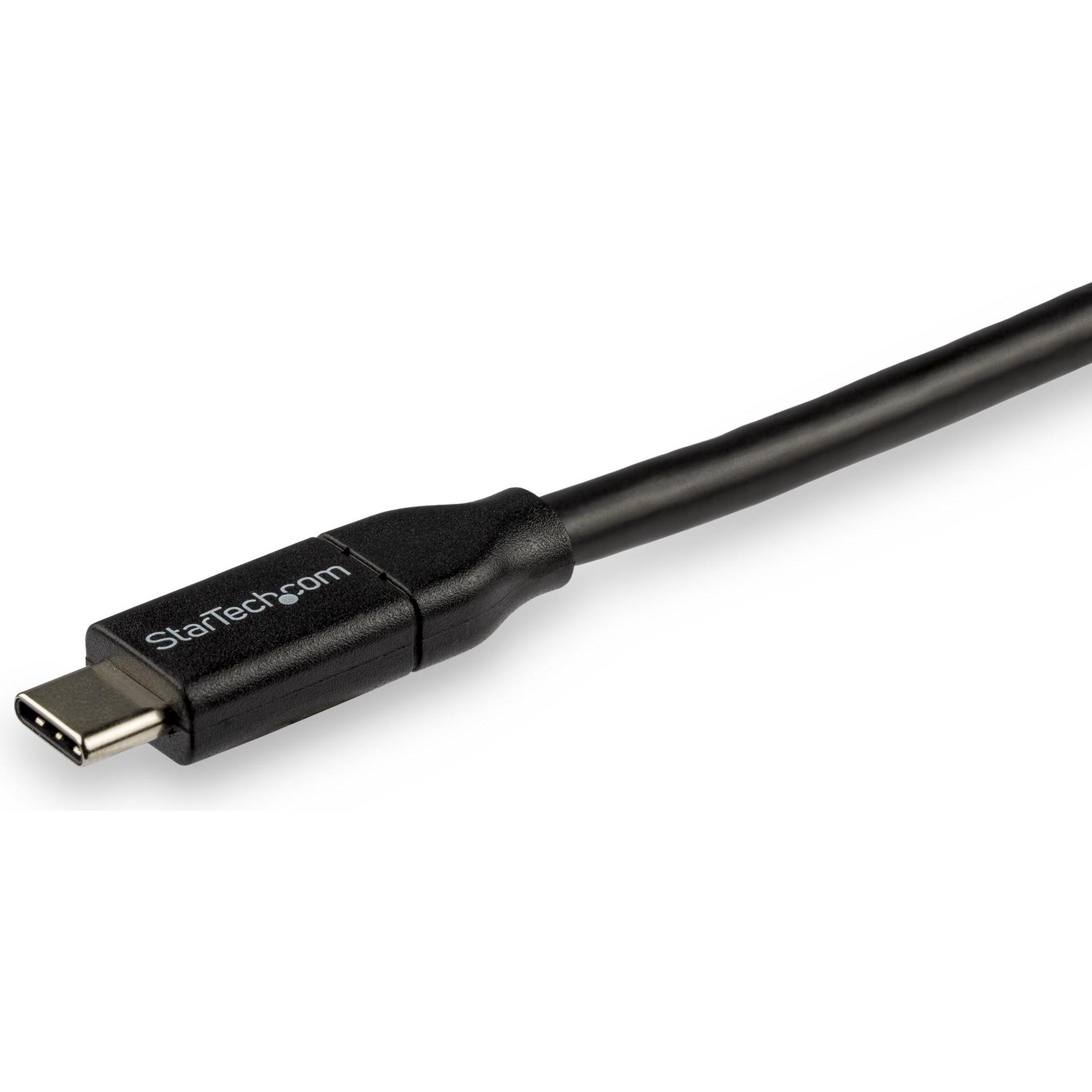 Thumbnail - StarTech USB-C auf USB-C Kabel mit 5A Power Delivery - St/St - 3m - USB 2.0 - USB-IF zertifiziert - USB Ty... (3 m, USB ...