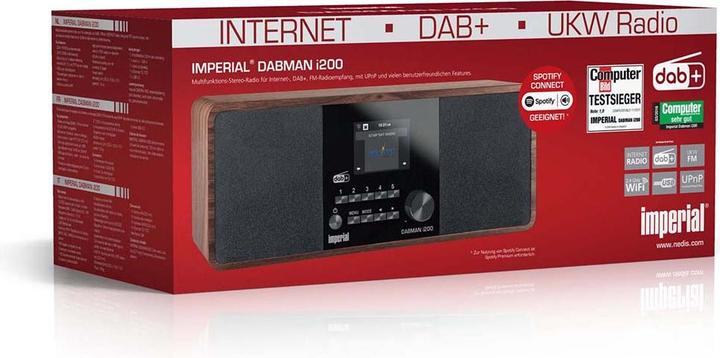 Image du produit Imperial Dabman i200 (Webradio, DAB+ DAB, WiFi)