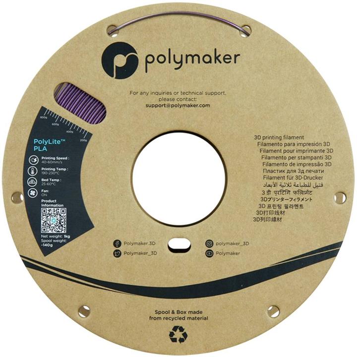 Actual product image Polymaker PolyLite PLA Starlight (PLA, 1.75 mm, 1000 g, Multicoloured)