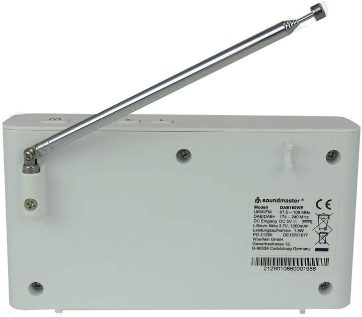 Actual product image Soundmaster DAB160SW (DAB+, FM)