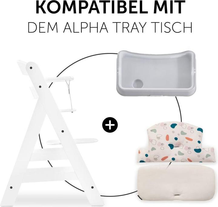 Produktbild Hauck Highchair Pad Select Jersey Organic