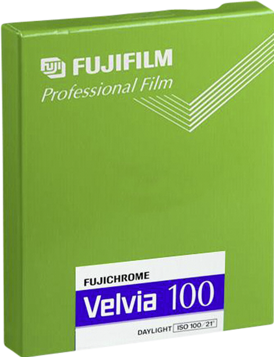 Fujifilm m Velvia 100 4x5 20 feuilles