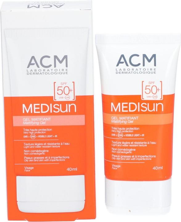 Produktbild ACM Laboratoires ACM Medisun Schützende Mattierende Gesichtscreme SPF 50+ 40 ml (Sonnencreme Gesicht, SPF 50, 40 ml, 65 g)