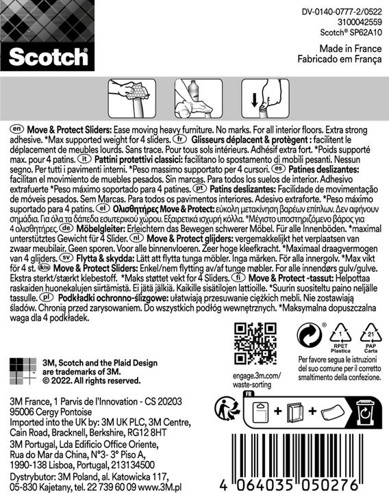 Immagine prodotto Scotch Piedini per mobili (4 Pezzo/i)