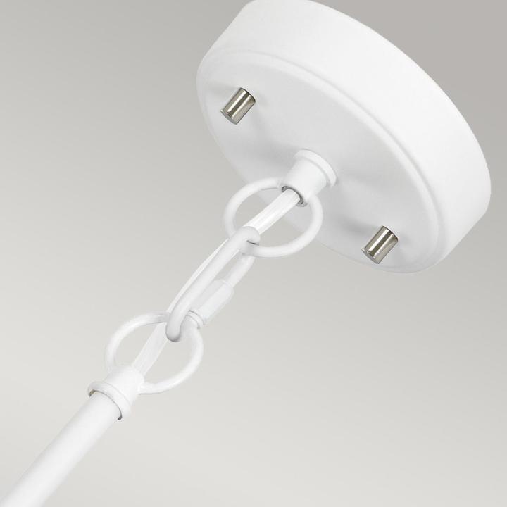 Actual product image Elstead Lighting Corona pendant light E27 triple white satinised lacquered, polished (E27)