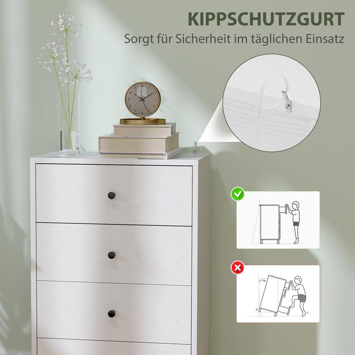 Actual product image Homcom Chest of drawers (47 x 29 x 75 cm)