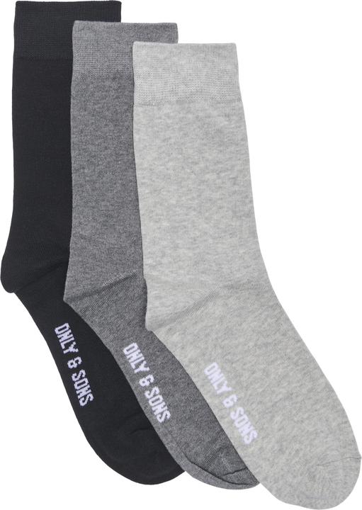 Produktbild Only & Sons Onsbasic Cotton Sock 3 Pack Noos (3er Pack, 43 - 46)