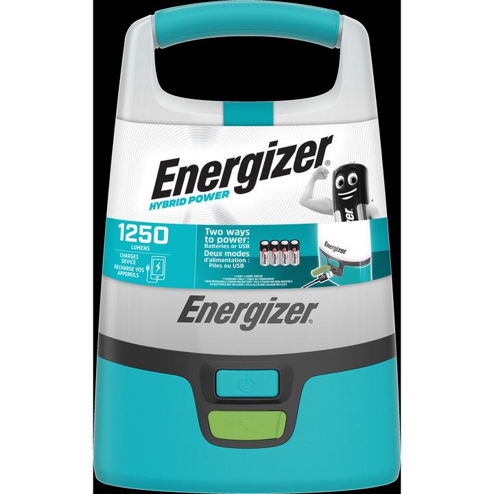 Produktbild Energizer E304157500 Hybrid Powered LED Camping-Laterne 1250lm akkubetrieben, batteriebetrieben Tür