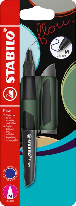 Image du produit STABILO Flow Stylo à bille F'vert (Vert, Vert forêt, Vert sapin, 1x)
