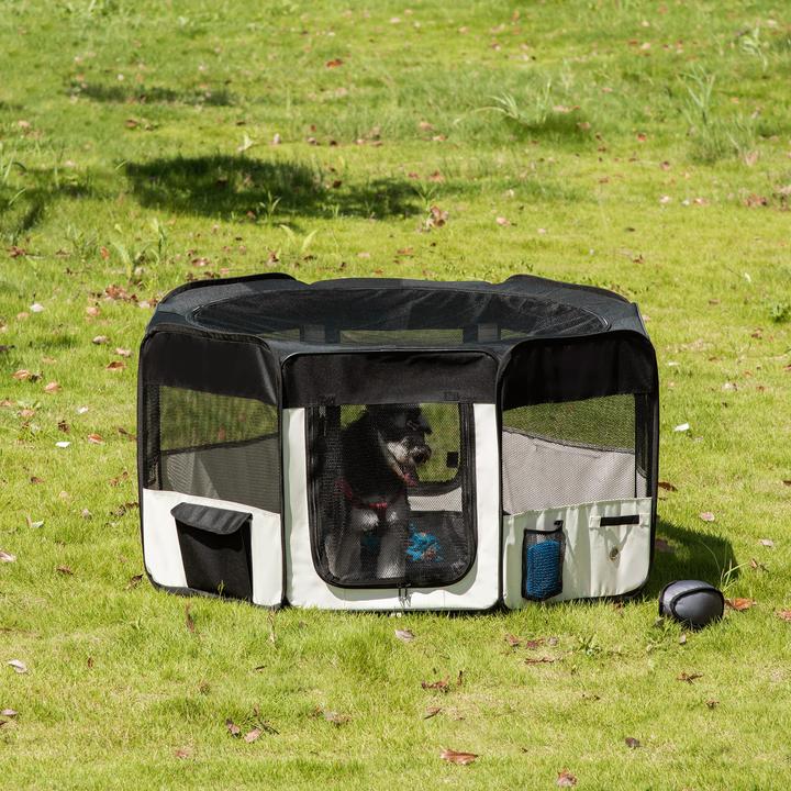 Actual product image PawHut Puppy run foldable